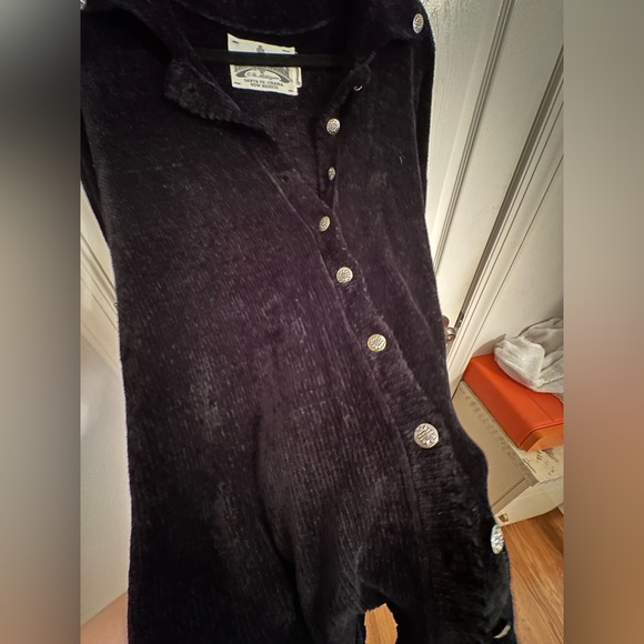 Chenille Cardigan Silver Button Details Santa Fe - Picture 4 of 8